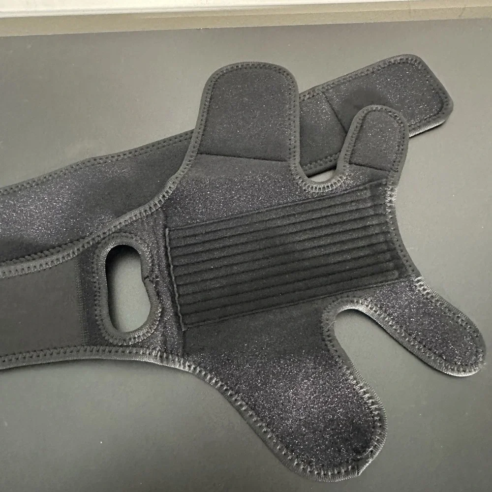 Pet Dog Rear Leg Knee Brace Support Strap Hind Joint Orthopedic Black‎ L